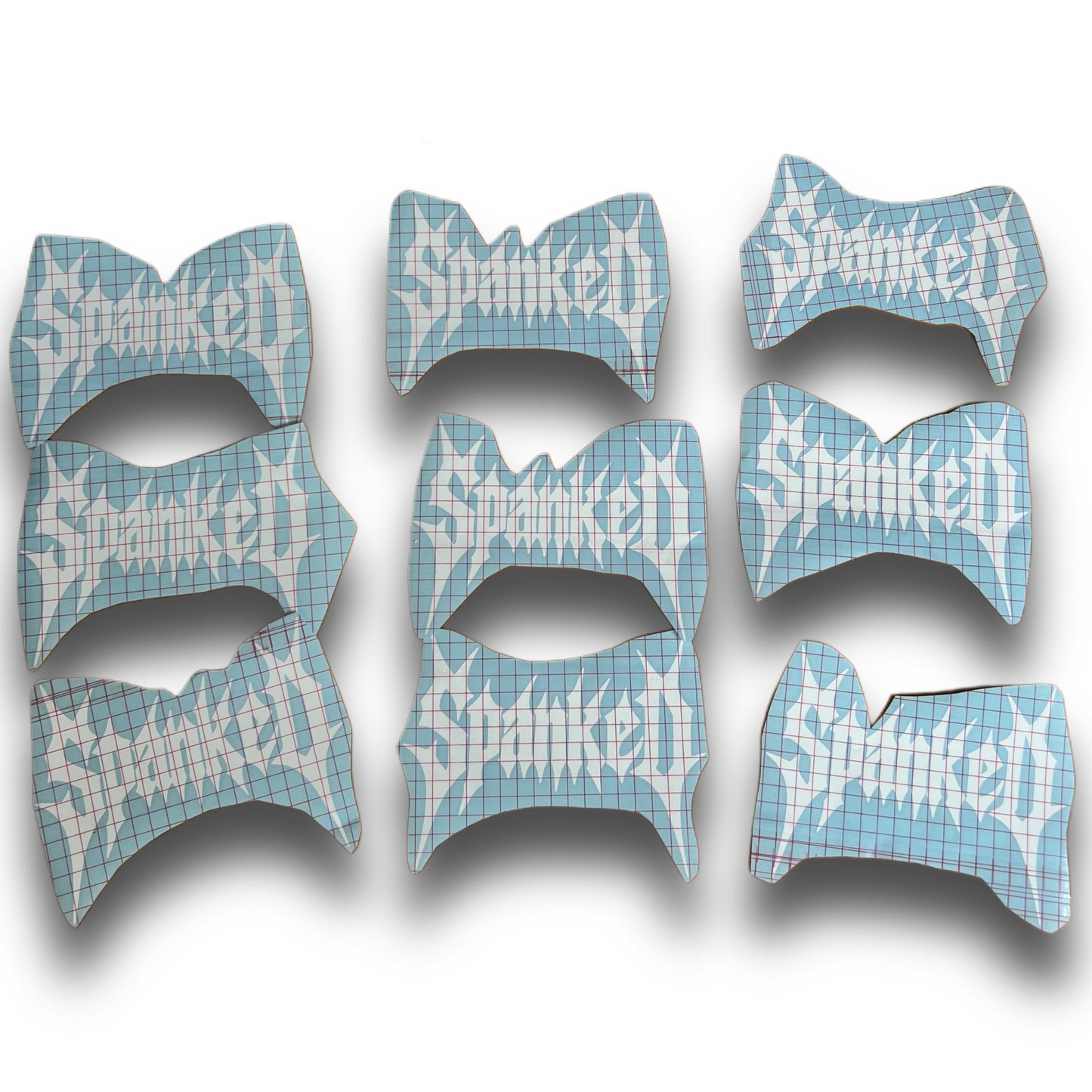 “Spanked” logo decal